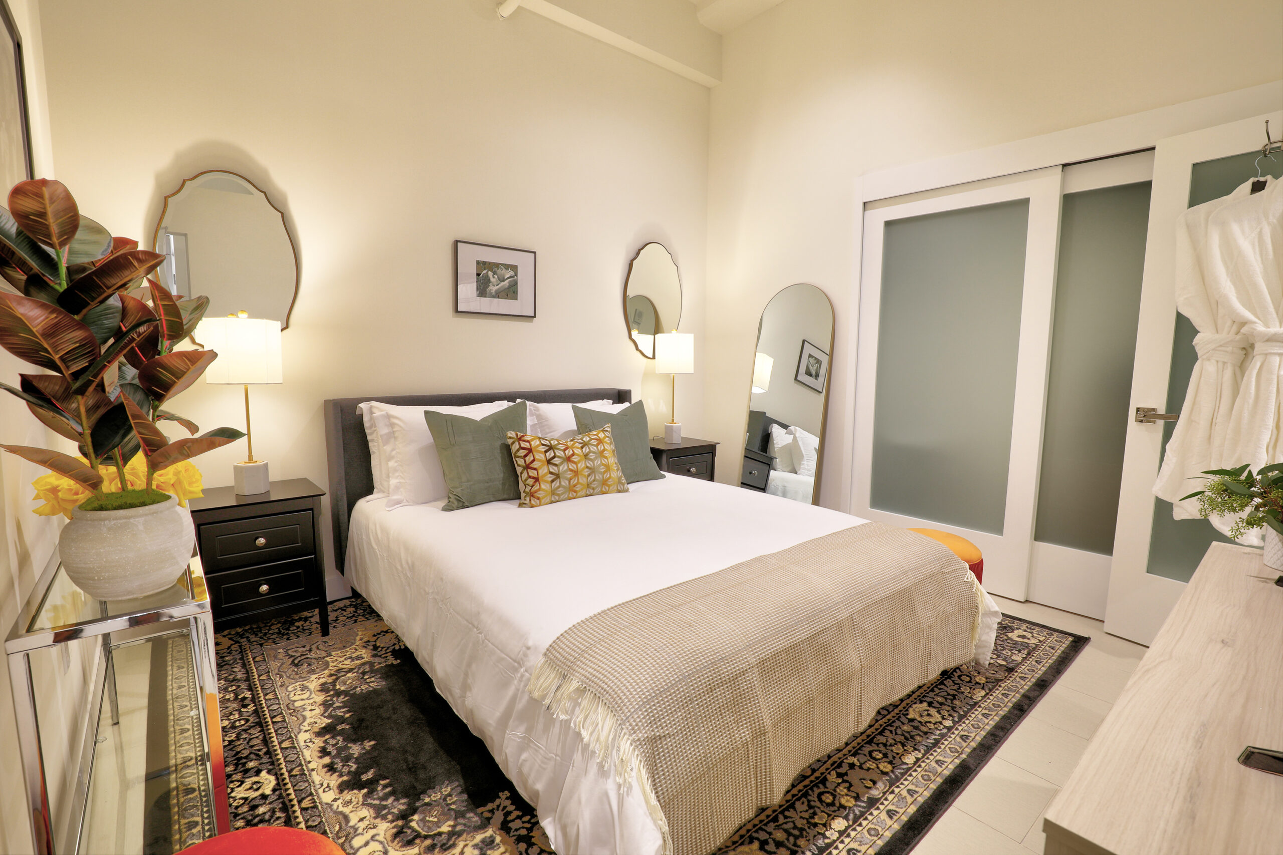 Luxury bedroom interior