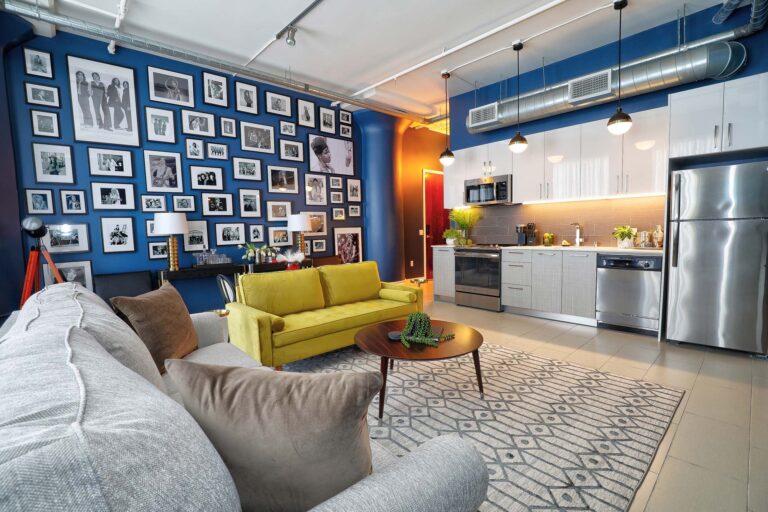 Living Room Wall Kitchen