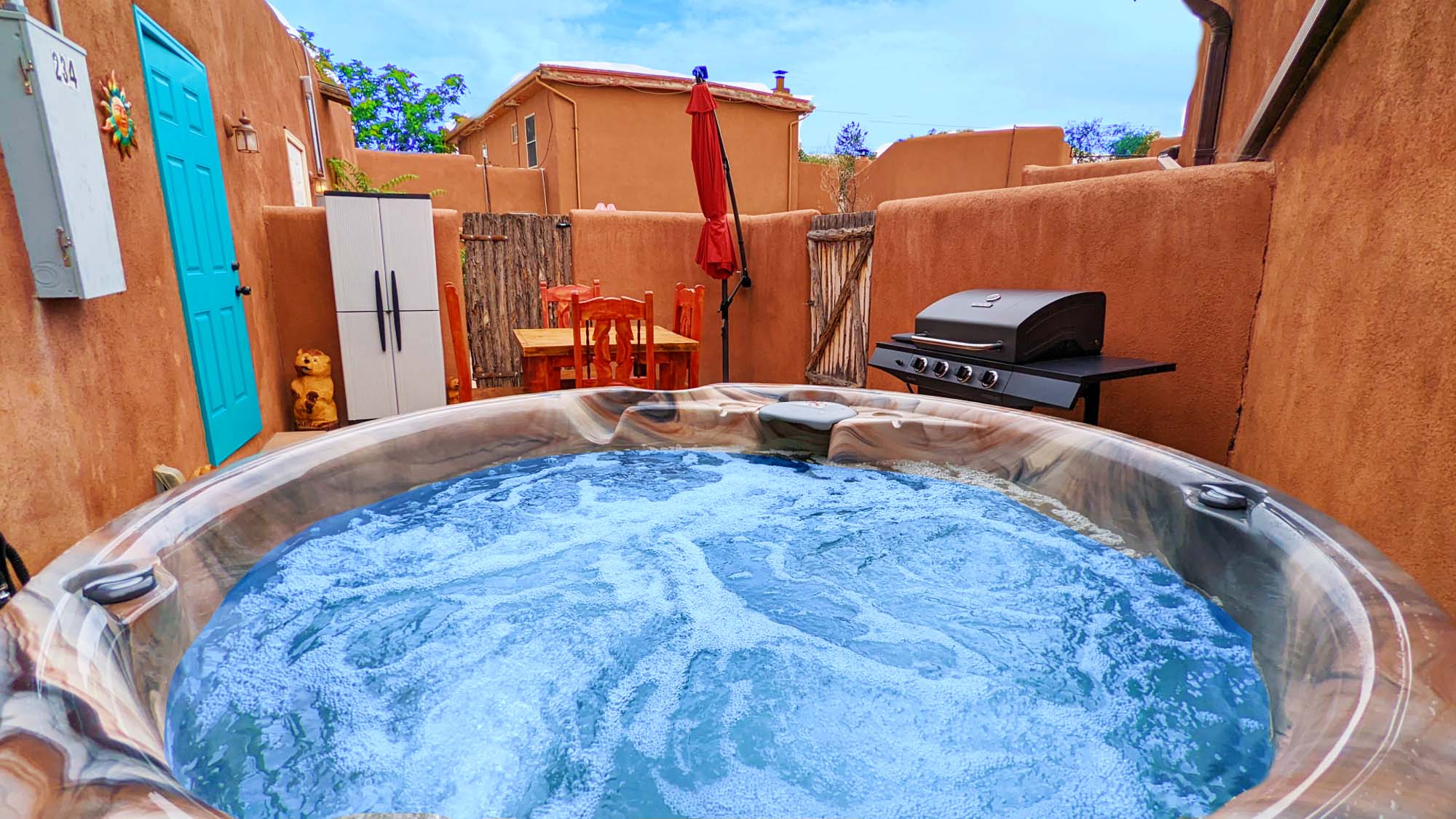 Santa Fe Casita Hot Tub