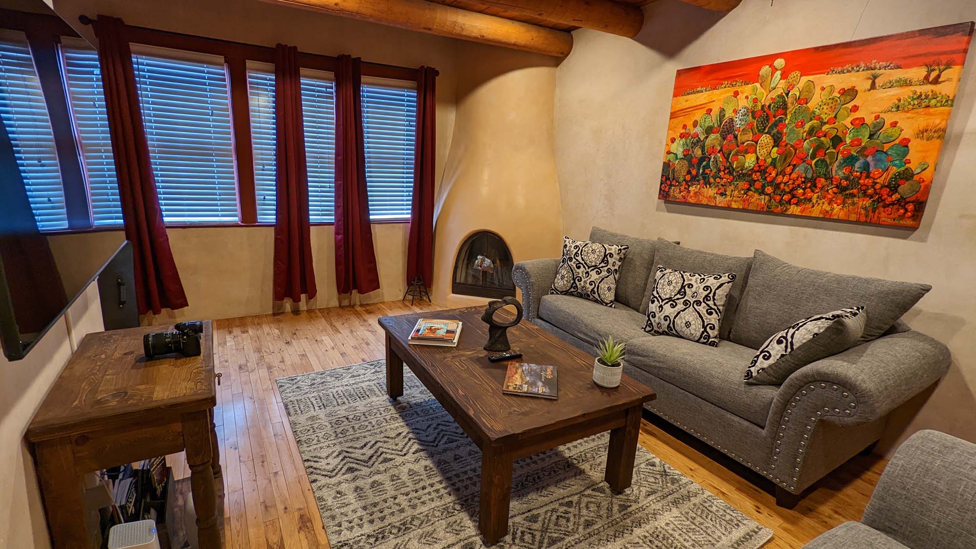 Santa Fe Casita Living Room