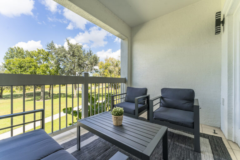 Master Balcony Golf View