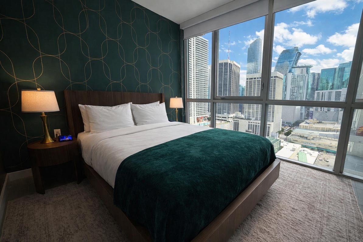 Miami Bedroom View